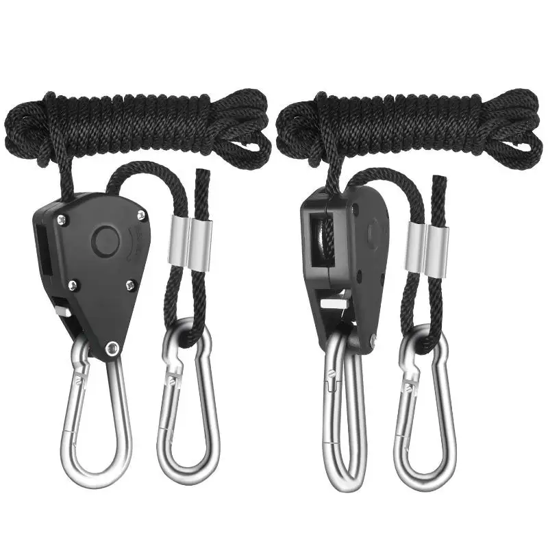 Secure Adjustable Rope and Buckle for Tent Light Hanging Outdoor Portable and Easy Setup for Camping