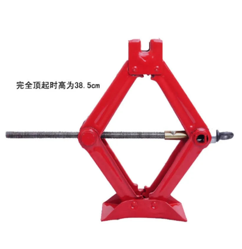 Lift Height 90-385mm Foldable Scissor Car jack 2T Heavy Duty Quick Lift Manual Car jack Repair Shop Equipment For Car Van Tyre