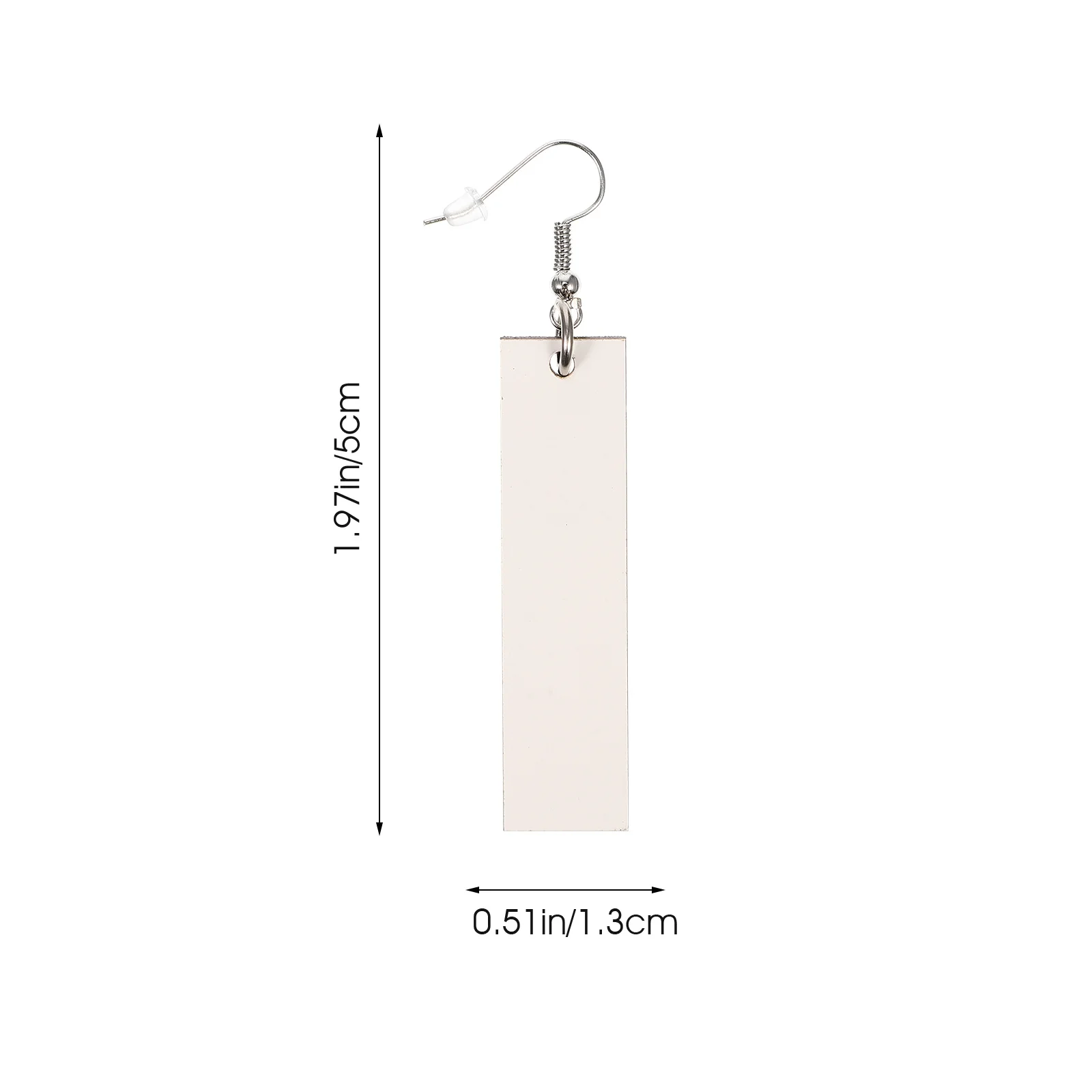 1 مجموعة صنع عدة Diy التسامي للمجوهرات اليدوية المشاريع الحرفية الفراغات الخشبية خفيفة الوزن الحلي الزخرفية القرط