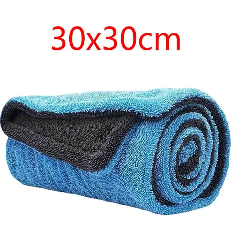 1000GSM Double-Sided Chenille Car Drying Towel Ultra-Absorbent Thick Microfiber Towel for Vehicle
