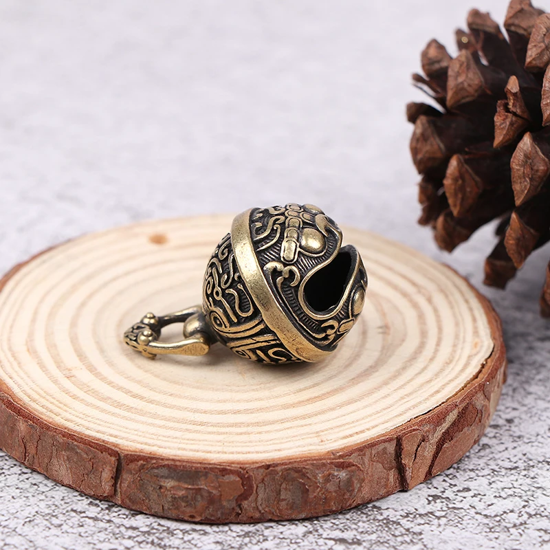 2026 NEW Brass Drop Bell Chinese Good Luck Tinkle Bell Charm DIY Jewelry Accessory For Bracelet Anklet Handmade Ornament Gift