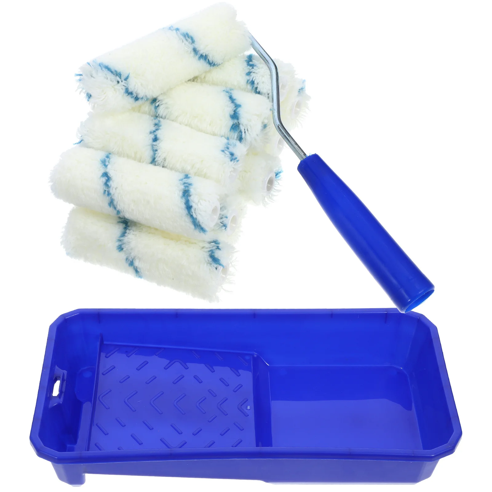 

1Set Small Roller Brush for Painting Perfect for Corners and Trim Portable Paint Roller Cover with Frame Compatible with Latex