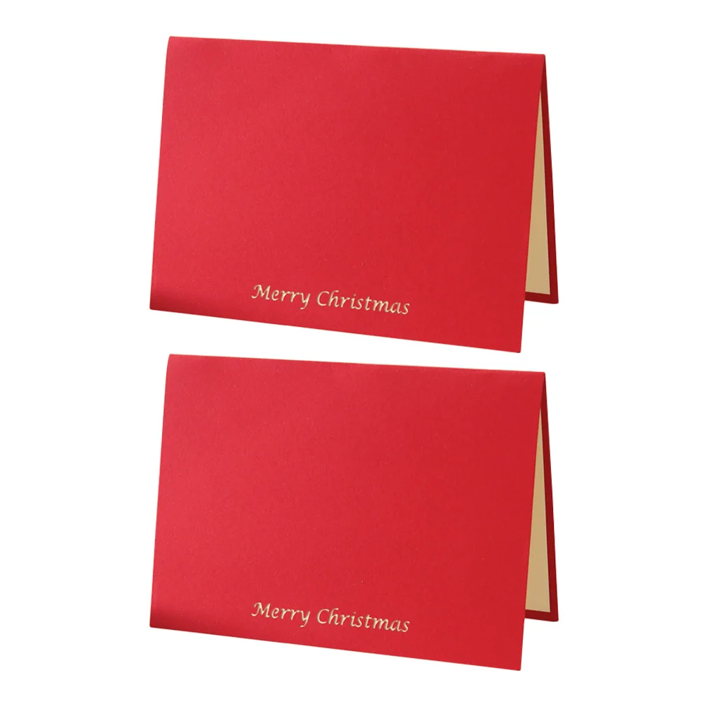 2 قطعة بطاقات عيد الميلاد ثلاثية الأبعاد بطاقات المعايدة الجميلة لمهرجان عيد الميلاد هدية الكتابة بركاتها لأحبائك بطاقة عيد الميلاد ثلاثية الأبعاد #1