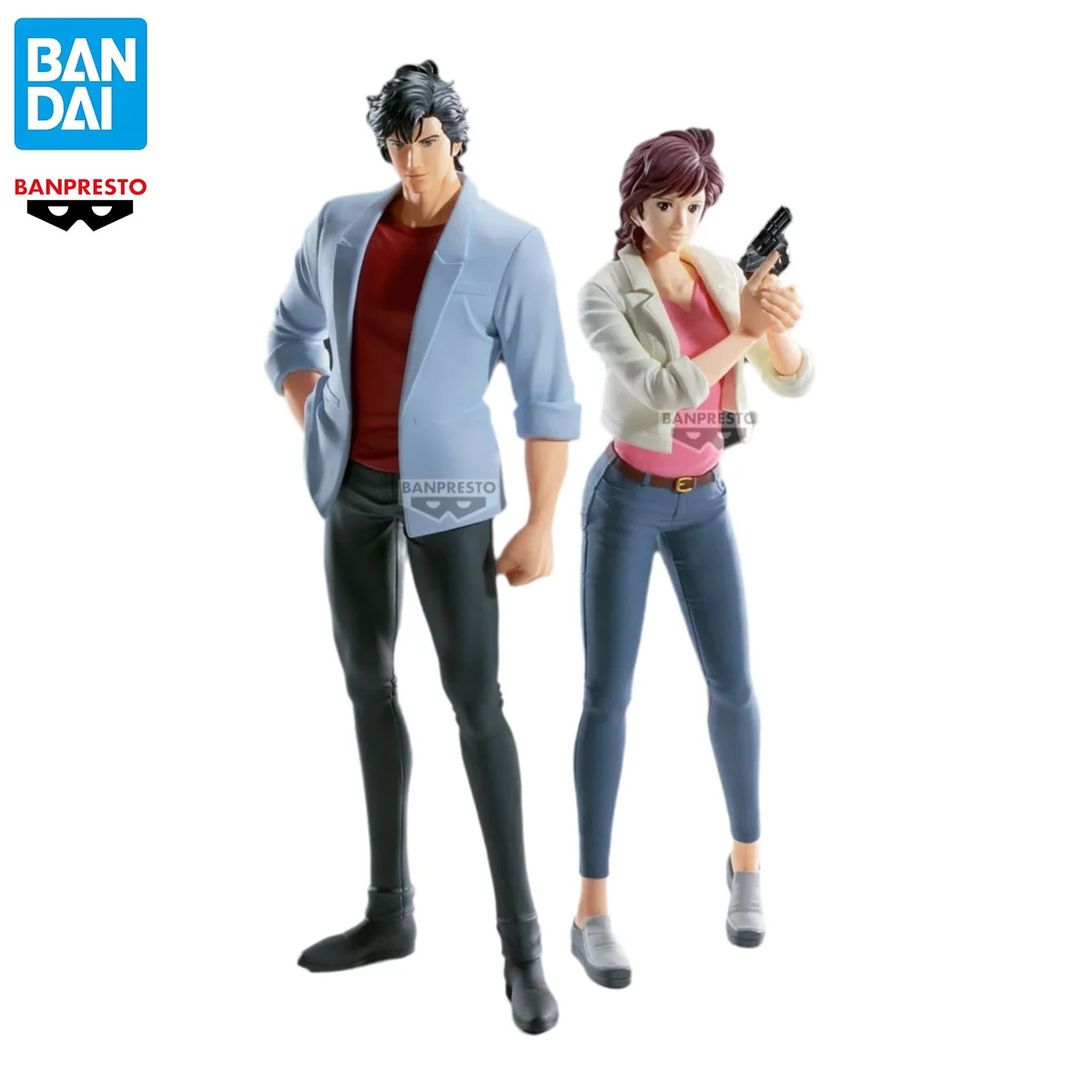 

In Stock BANDAI Genuine City Hunter The Movie: Angel Dust Saeba Ryou Makimura Kaori Anime Action Figure Collectible Model Toys