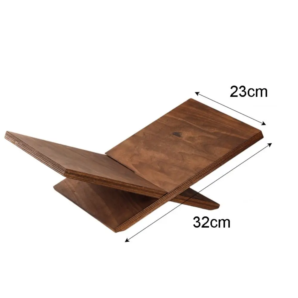 Solid Wood Wooden Book Stand Minimalist Ergonomic Open Display Stand Large Size Hands-Free Reading Book Holder Bible Stand