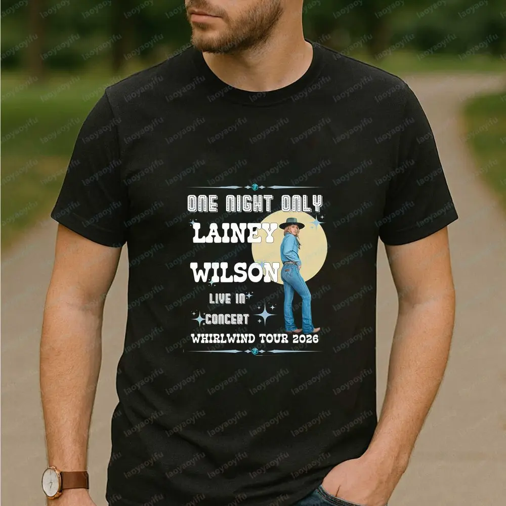 Lainey Wilson - Country Pop Summer Casual Trendy Multi-Purpose Short-Sleeved T-Shirt for Both Men and Women with Round Neck