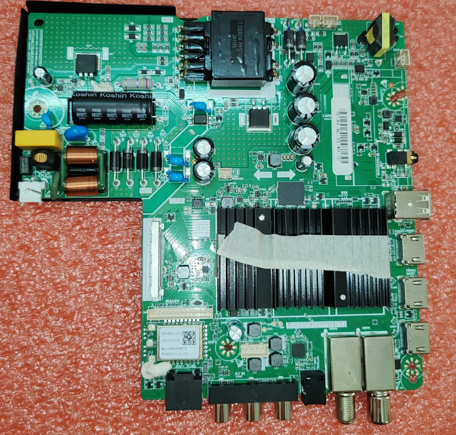 

S-WEB74W-P739(T) 4K WiFi network TV motherboard, tested well, physical photo for 94--94V 540ma 1.5g+8G