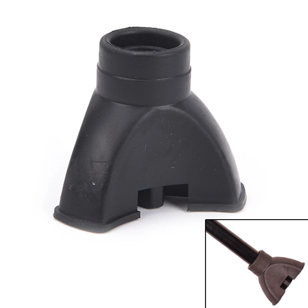 1Pc Durability, Quiet Walking and Flexibility Walking Stick End Tripod Cane Tip Self Standing Rubber Bob-slip End Bottom