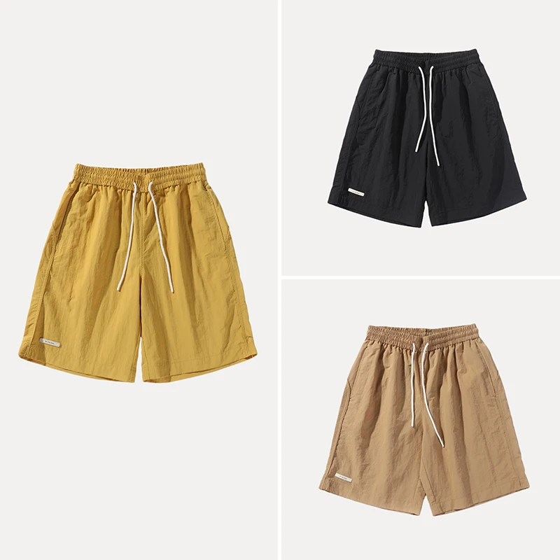 

Loose Fit Qui Dry Versatile Retro Workwear orts for Men Summer 2025 Faionable Personali Casual Pants Polyester Fiber