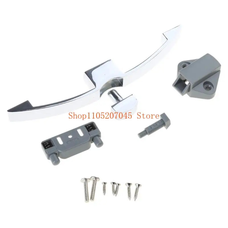 

37cd RV Туалет Ванная комната Дверной замок RV Караван Лодка для защелки Ручка Потяните замок для жесткого