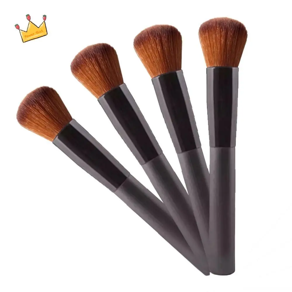 

Beauty Cosmetics Professional Face Makeup Brushes Synthetic Hair Professional Foundation Makeup Brushes Soft Bristles Black