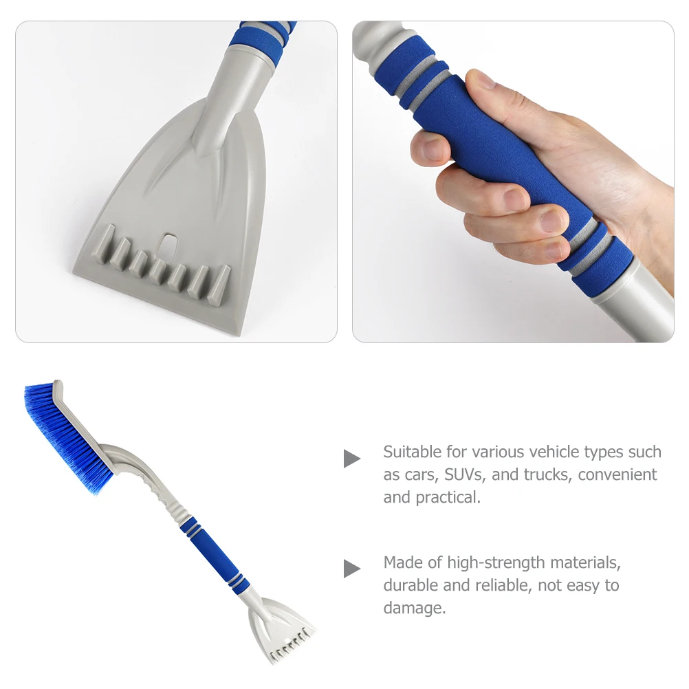 Car Ice Scraper Multipurpose Snow Brush Frost Shovel Tool for Windshield Snow Removal and Cleaning Ice Scraper