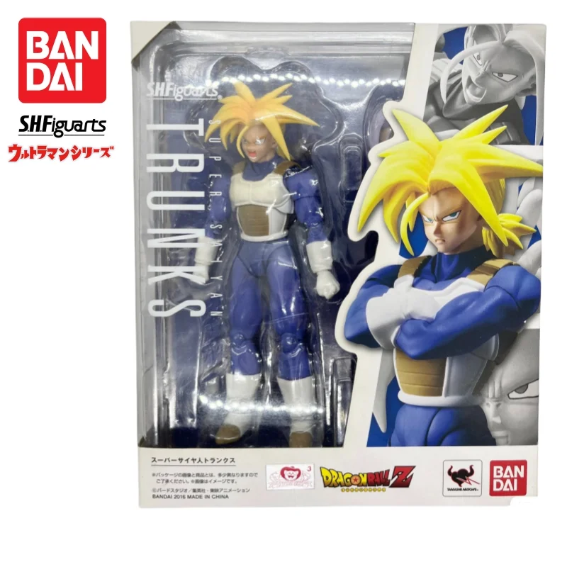 

In Stock Bandai S H Figuarts Original Dragon Ball Trunks Doll Brand New Boxed Action Figure Anime Characters Model Garage