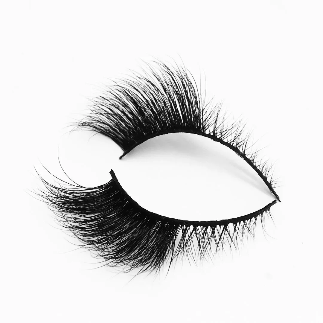 3D Mink Handmade False Eyelashes - Natural, Realistic, Thick, Messy End