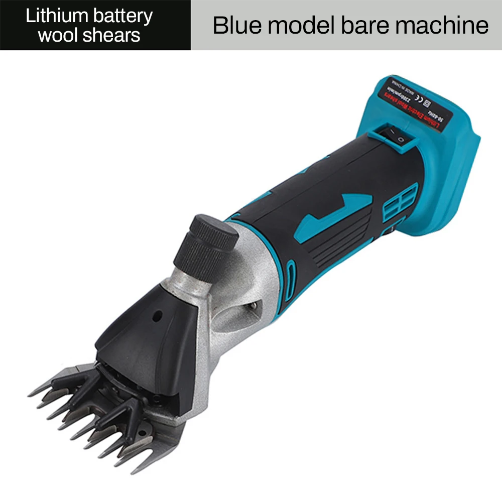 

Electric Cordless Sheep Shears Adjustable Speeds Electric Shearing Machine 13 Tooth Stainless Steel Blade for Farm Sheep, Goat