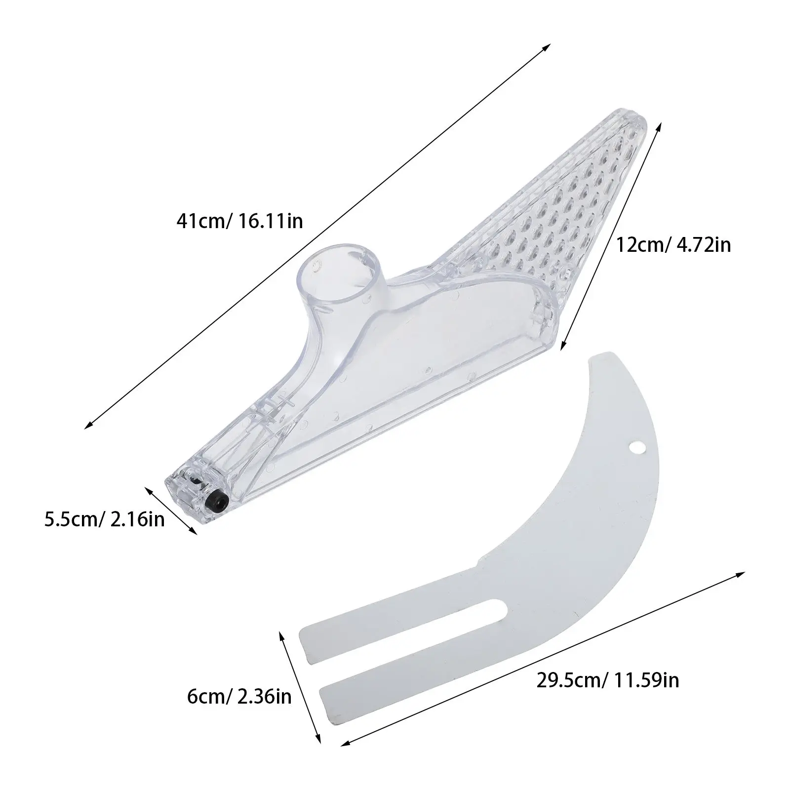 Transparent Table Saw Dust Shield Protector for Woodworking with Riving Knife 11.8 Inch Blade Safety Guard Efficient