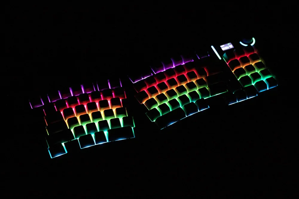 Imagem -02 - Alice-teclado Mecânico sem Fios Hot Swappable Switch Rgb Led Light tipo c bt Ergo Kit 98 Mode 2.4g