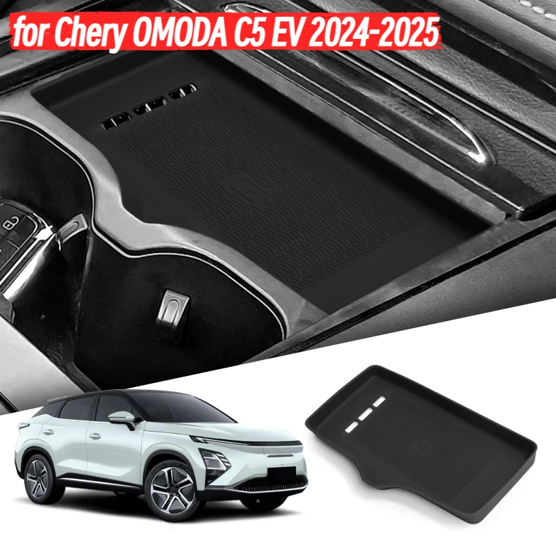 

for Chery OMODA C5 EV 2024-2025 Wireless Charging Pad Car Interior accessories Auto Phone Non-slip Charger Mat Protective Pad