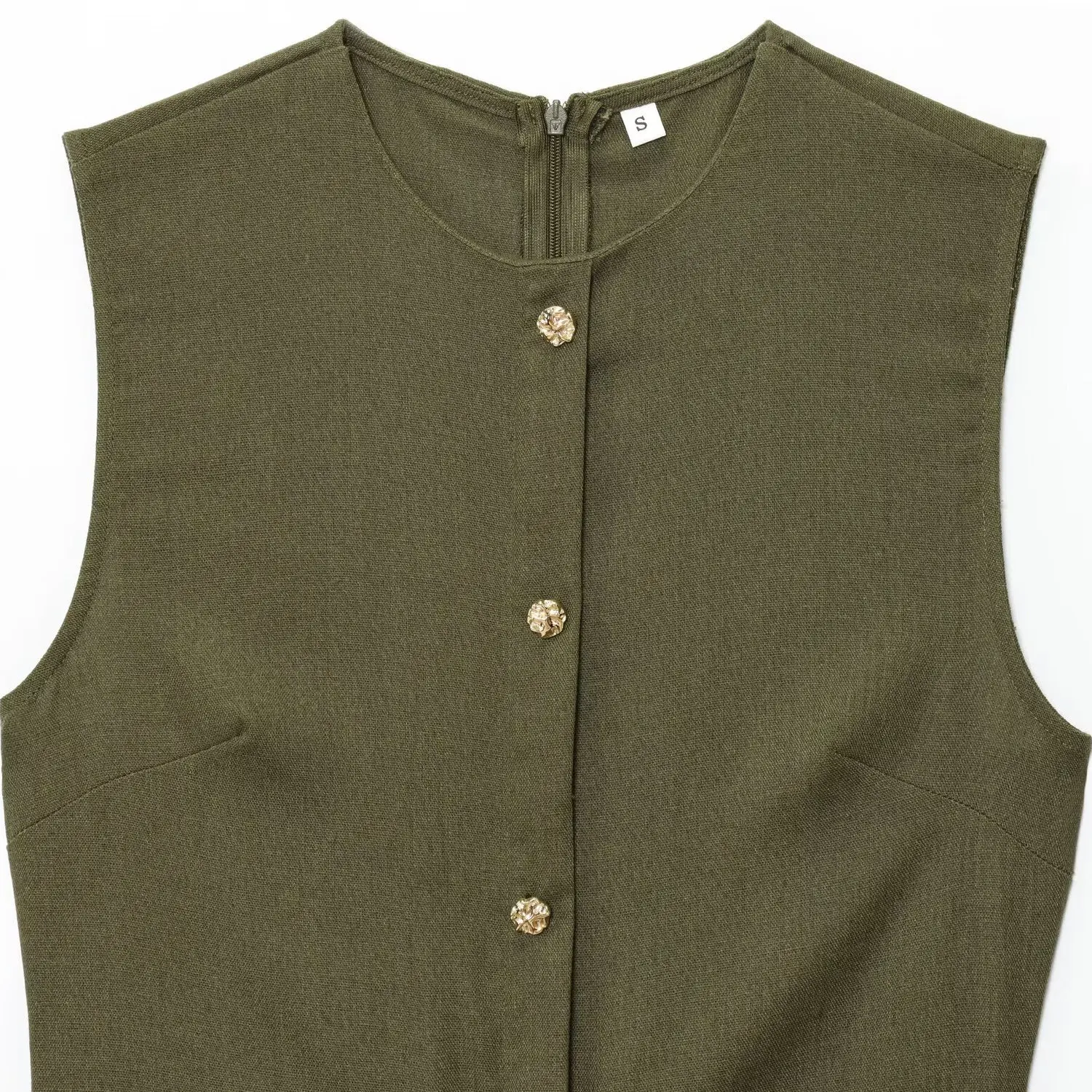 ZBZA printemps nouveau femmes Faion Design lin ceinturé Midi Dr décontracté H Version Polyester fibre t-shirt quart Sve Dr