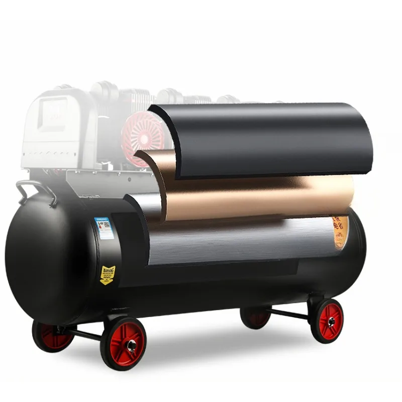 220V small oil-free industrial-grade air compressor large spray-painted high-pressure silent air pump