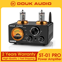 Douk Audio HiFi Vacuum Tube Power Amplifier Bluetooth 5.0 Stereo Receiver USB DAC COAX/OPT Digital Audio Amp VU Meter 100W+100W