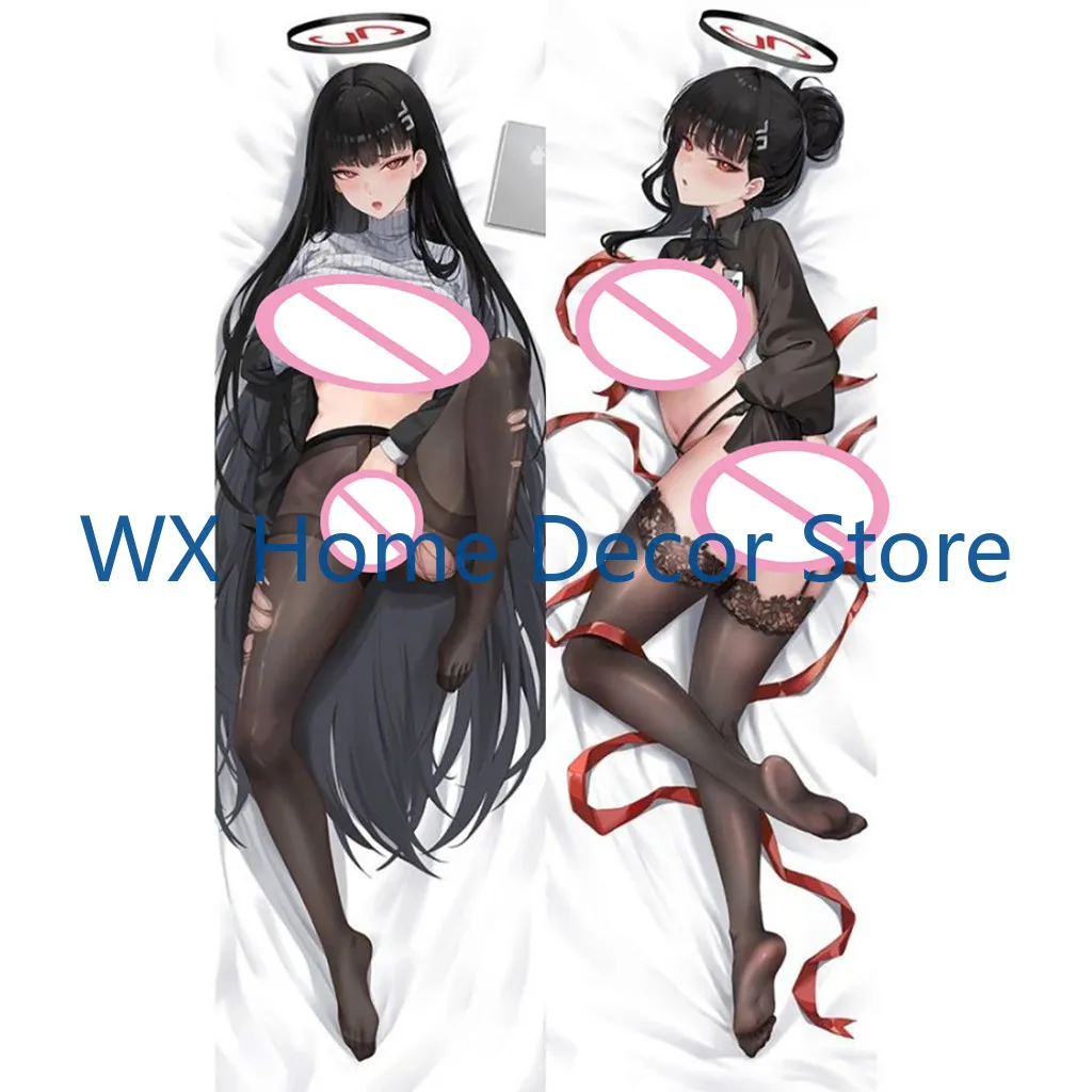 

Anime Game Blue Archive Tsukatsuki Rio Cartoon Dakimakura Hing Body Case Cosplay Long Cushion Pillow Cover Gift