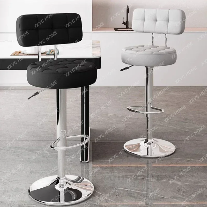 Salon Counter Bar Chair Design Swivel Simple Reception Nordic Chair Island Modern Bancos De Bar Cadeiras