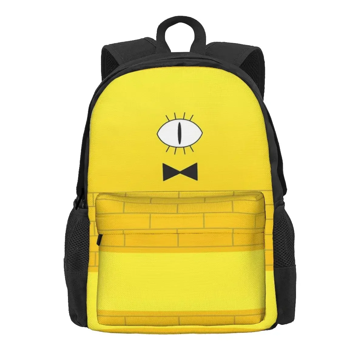 

Bill Cipher-плоские рюкзаки для мальчиков и девочек, сумка для книг, детские школьные сумки, детский рюкзак с героями мультфильмов, дорожный рюкзак, сумка на плечо