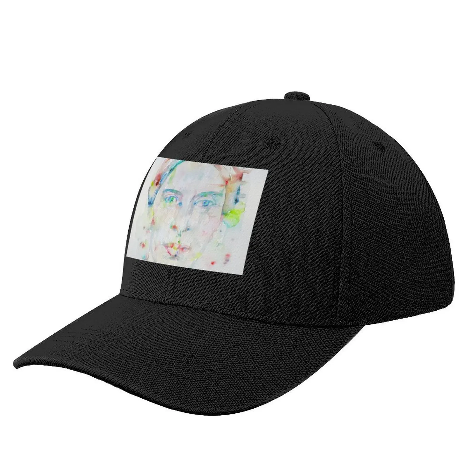 EMILY DICKINSON - watercolor portrait.2 Baseball Cap Gentleman Hat Bobble Hat black New Hat Hats Man Women's