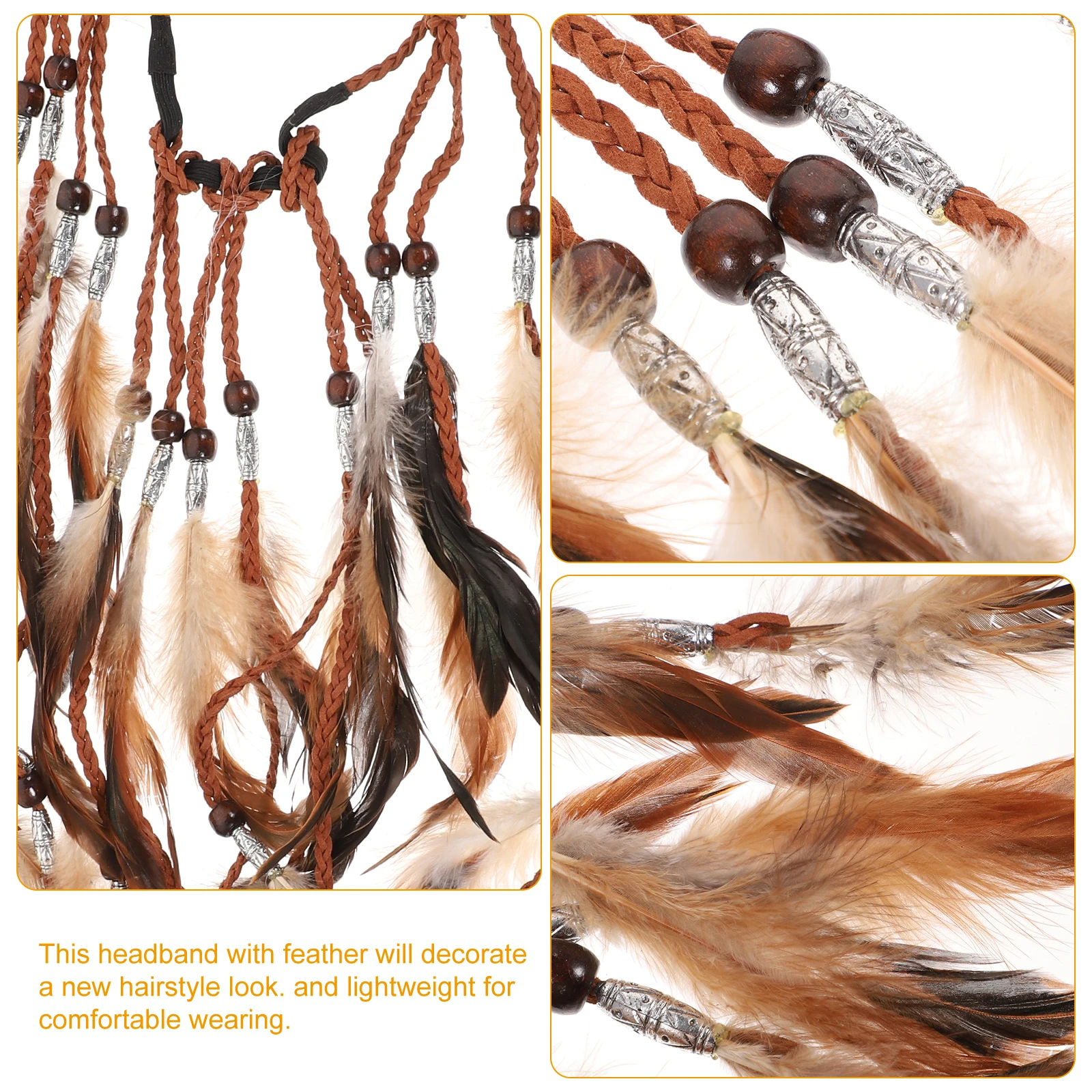 

Headband Women Indian Bohemian Style Elegant Lightweight Party Dance Accessory Festival Photo Prop Hairband Headdress