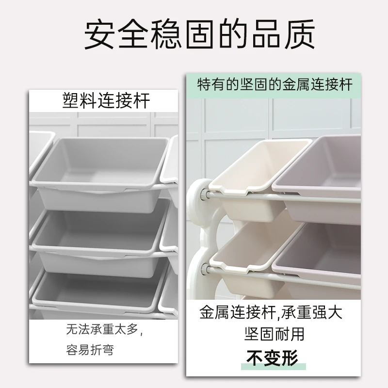 Toy storage rack storage rack children's locker multi-layer classification toy rack kindergarten baby picture book shelf