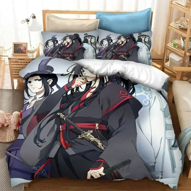 Grandmaster of Demonic Cultivation Mo Dao Zu Shi Supplies Set Duvet Cover Set Bedding Sets Pillowcases No Filling Birthday Gifts