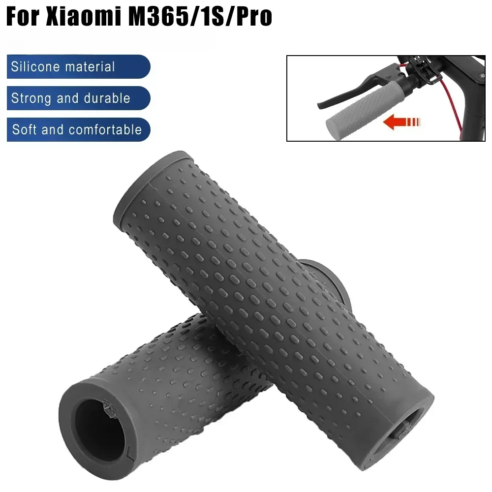 Gummi-Lenkergriffe, rutschfeste Abdeckung für Xiaomi M365 1S Pro Pro2 Mi3 Elektroroller, Ersatzteile – Detail 1