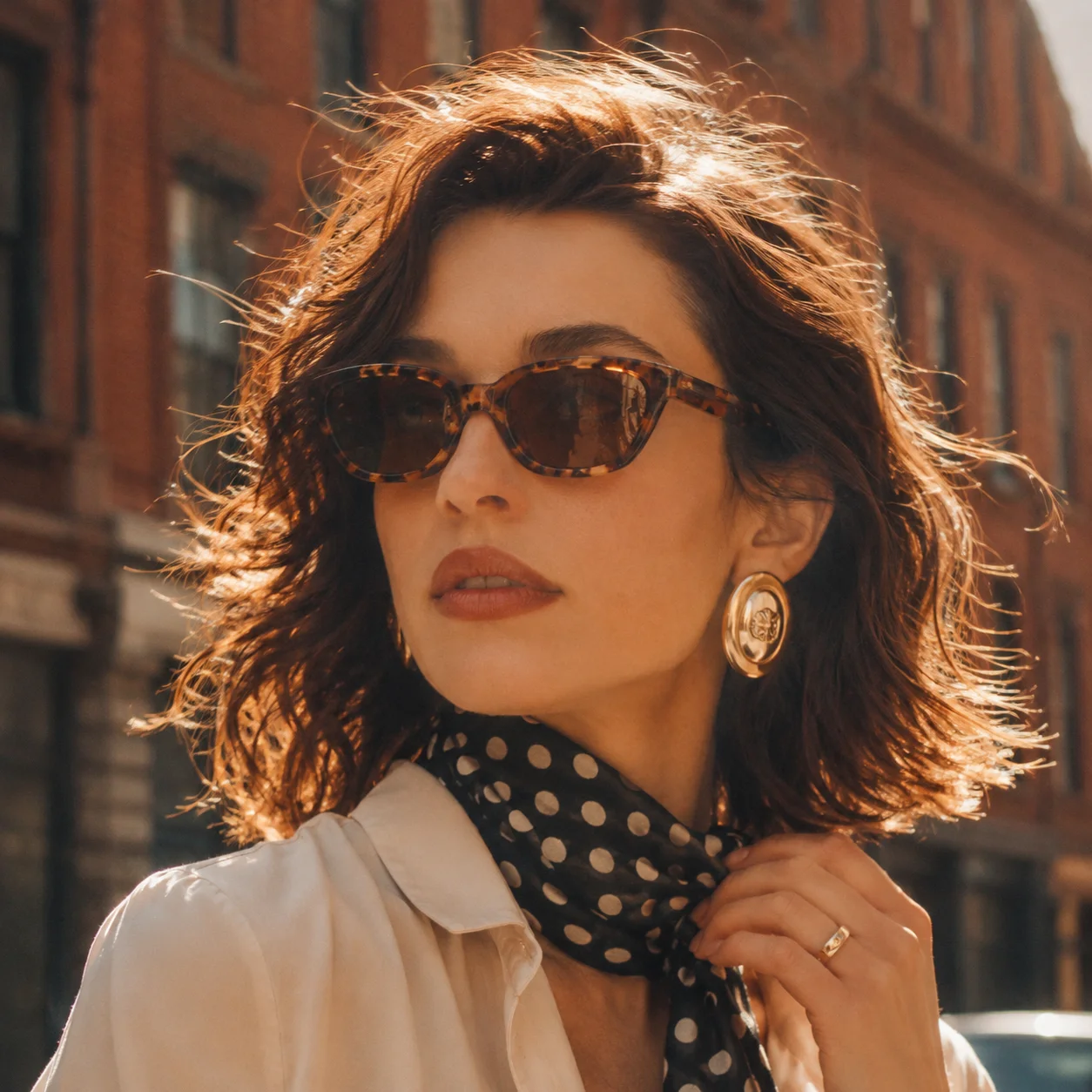 

Women's Polarized Sunglasses Cat Eye UV400 Acetate Frame Fashion Outdoor Driving Travel Eyewear Sun Glasses