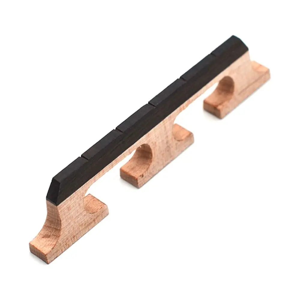 Wooden String Banjo Bridge Instrument Supplies 5 Strings Banjo Bridge Parts Maple Ebony Musical Instrument Banjo Accessories