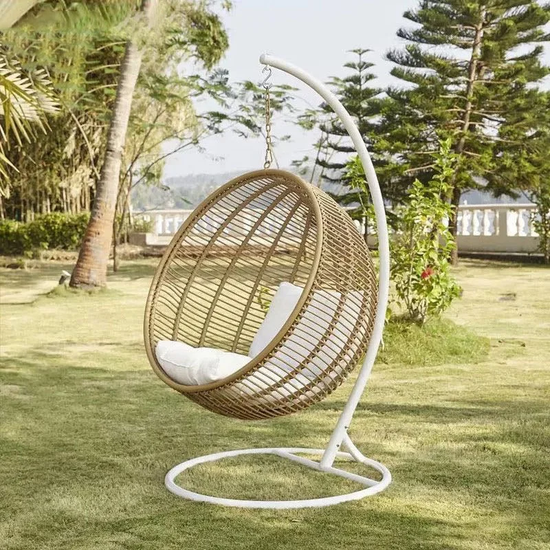 Outdoor swing balcony hanging basket B & B garden furniture indoor hanging chair household rattan nest cradle