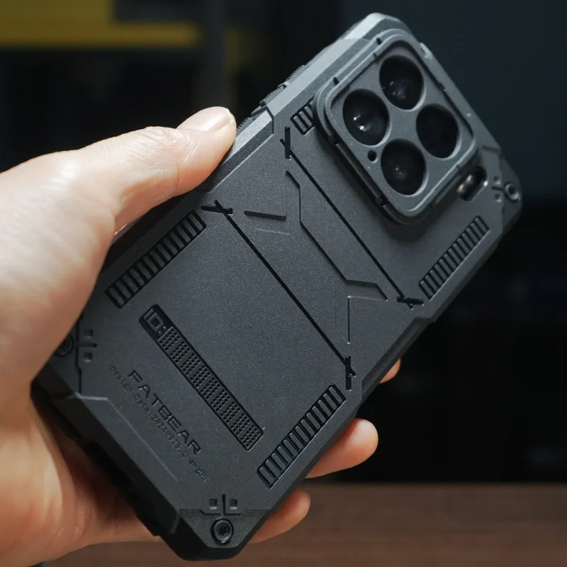 FATBEAR [For XIAOMI MIUI 15 15Pro] Tactical Military Grade Rugged Shockproof Armor Case Cover