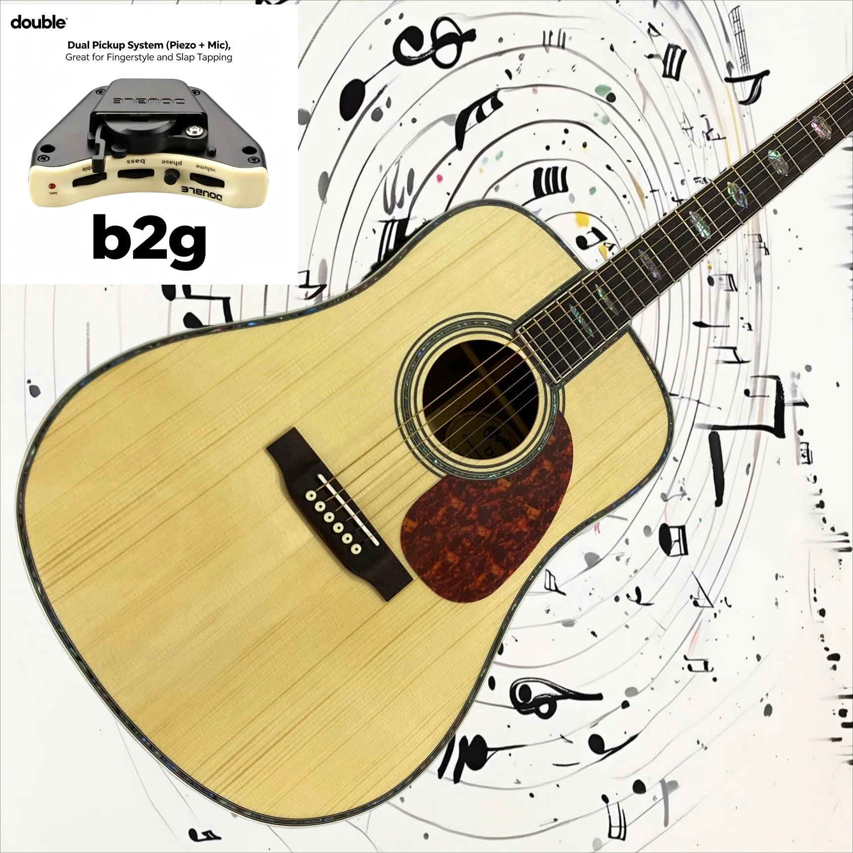 D45 41 Inch Dreadnought Acoustic Guitar Solid Spruce Natural Gloss Abalone Inlaid Binding Tortoise Pickguard Free Shipping