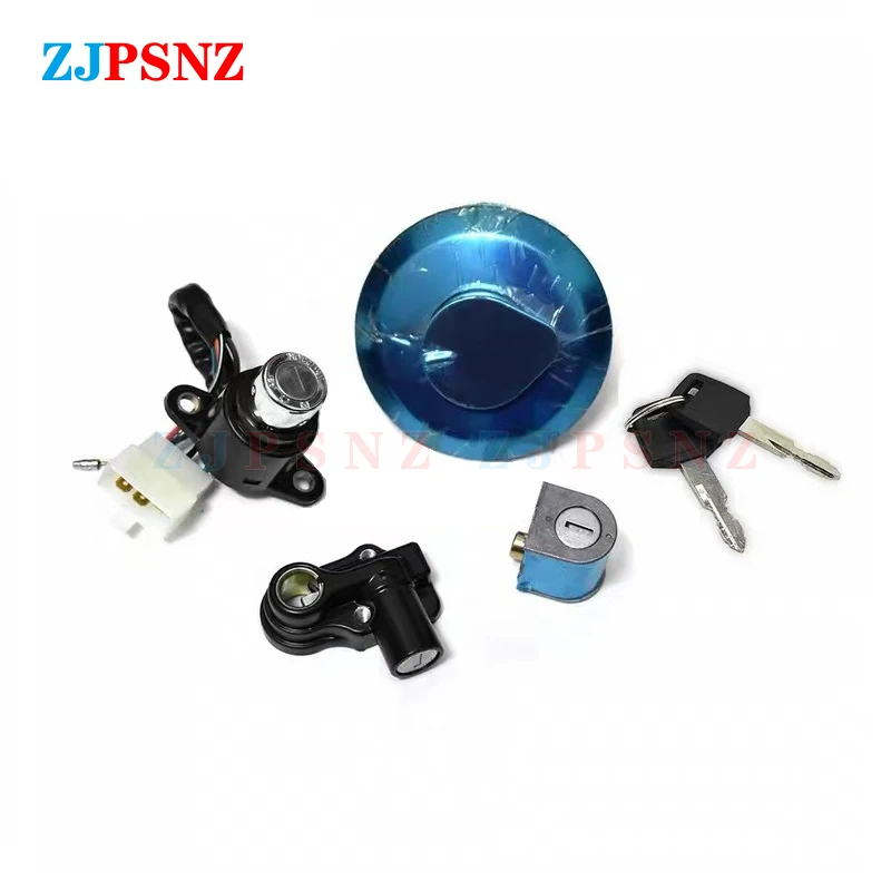 

CBT125 Motorcycle Switch Key Faucet Lock Electric Door Lock Fuel Tank Cap Lock 5Wires 125CC Motorcycle ATV Scooters Ignition