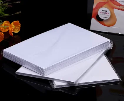 Transparent ID Cards Making Material Blank Inkjet Print PVC Sheets A4 50sets Double Side Printable 0.76mm Thick