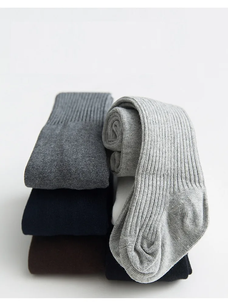 جديد تسليم الاطفال الجوارب الخريف الربيع 79% القطن فتاة صبي جميل الصلبة طالب الأطفال جورب 0-10y 1 زوج الطفل جوارب طويلة XXS-XXL #3