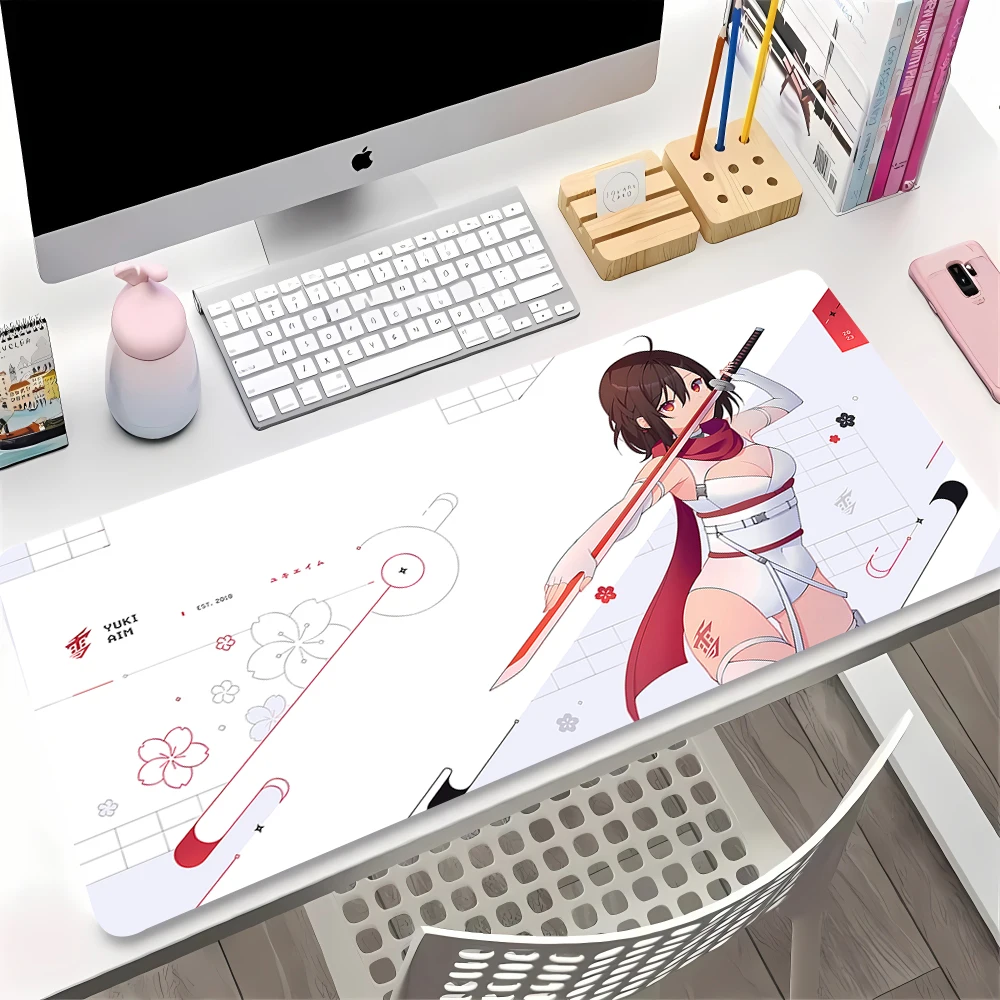 

YUki Aim Mouse Pad 90x40cm Mousepad Anime Home Office Rug Games Computers Diy Game Computer Gamer Keyboard Touchpad Desk Mat Xxl