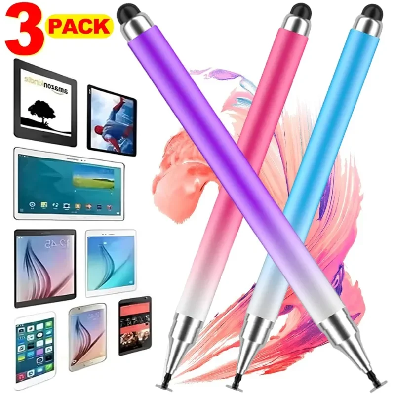 

1-3Pcs Stylus Pen for Mobile Phone Tablet Drawing Capacitive Touch Pencil Universal For iPhone Samsung Android Screen Pencil