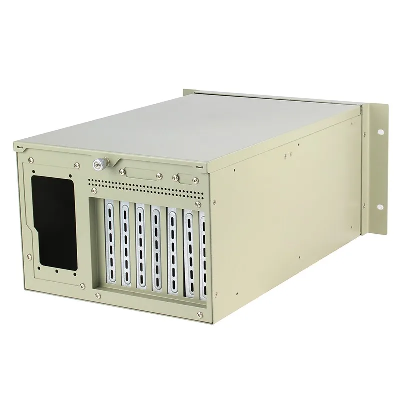 Wall Mount 7 Slots Industrial Cases PC Computer Desktop Server Chassis 4U ATX PSU Empty chassis