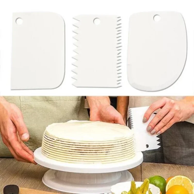 Dessert Werkzeuge Kuchen Küche 3 teile/satz Gebäck Teigs ch neider Kuchens ch neider Backen pastöse Schaber Kuchen Klinge Silikon Spatel Dekoration