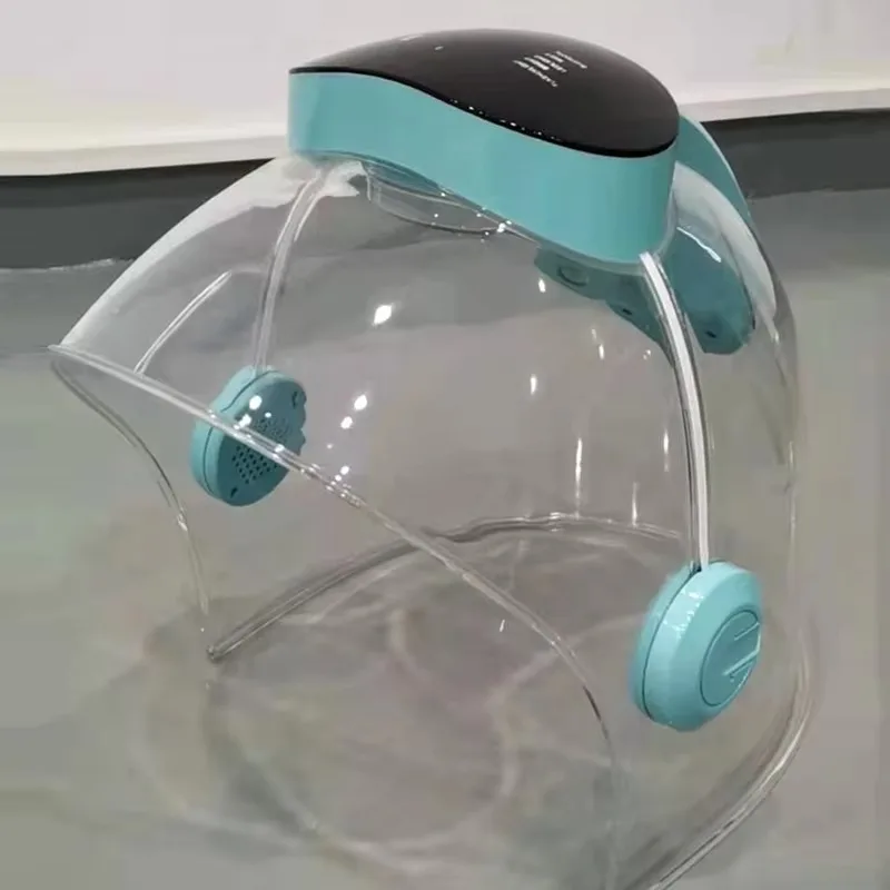 7色LEDライト酸素フェイシャルスチーマー美容サロンホットスプレーマスク（フェイススパ用）しわ防止＆引き締めABS素材