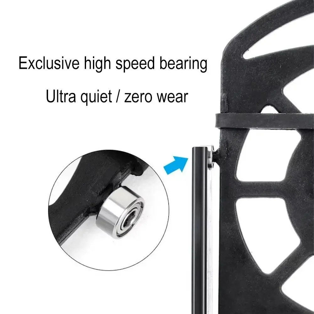 Plastic Desk Walking Swing Bracket Bearing Type Automatic Device Desktop Phone Stand USB Cable Multi-functional