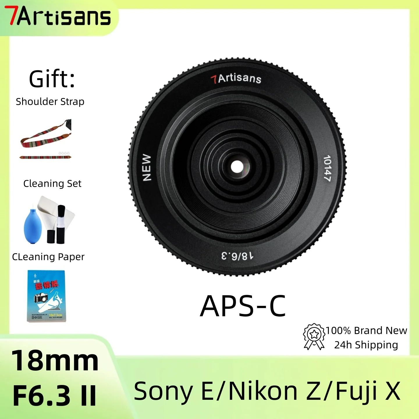 obiettivo-7artisans-18mm-f63-mark-ii-ultra-sottile-aps-c-per-sony-e-a6000-zve10-fuji-xf-x-t3-xt10-nikon-z-zfc-canon-eos-m-m50-macro-4-3