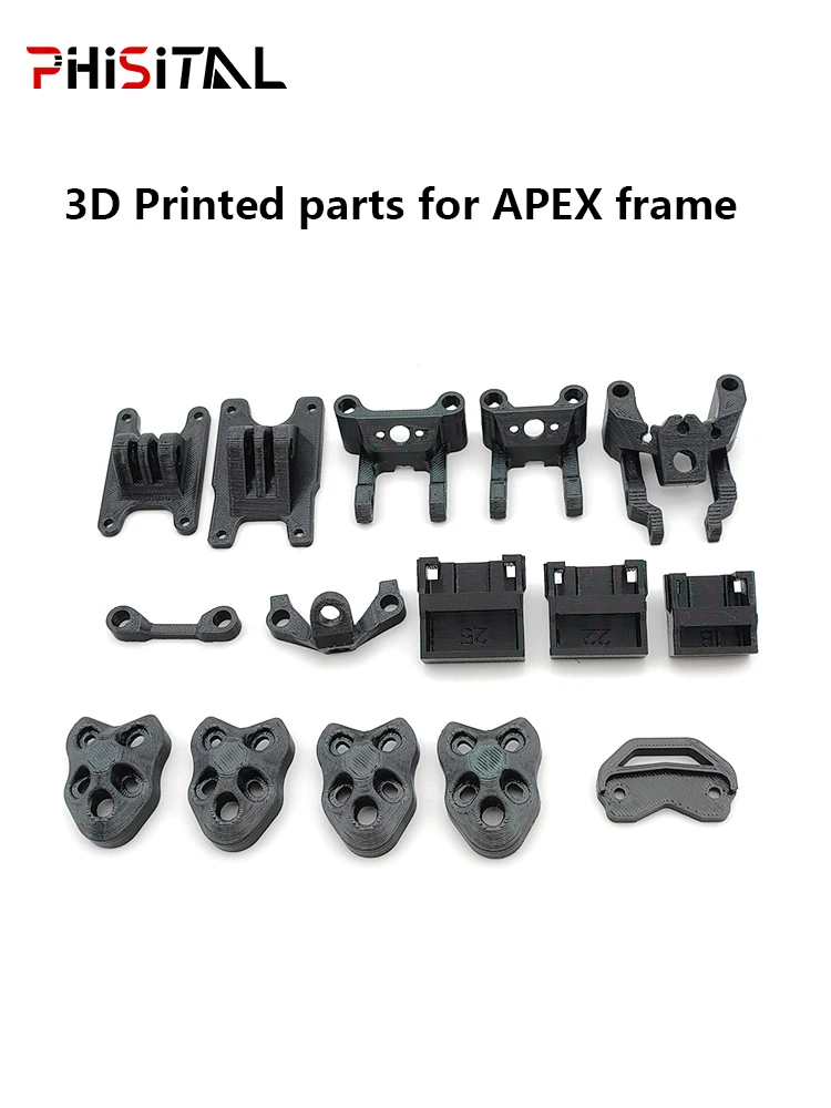 Accessoires d'impression pour Drone FPV imprimé en 3D, bras de montage d'antenne/caméra, siège de protection, pièces en TPU pour cadre RC APEX HD DC 5-9 pouces