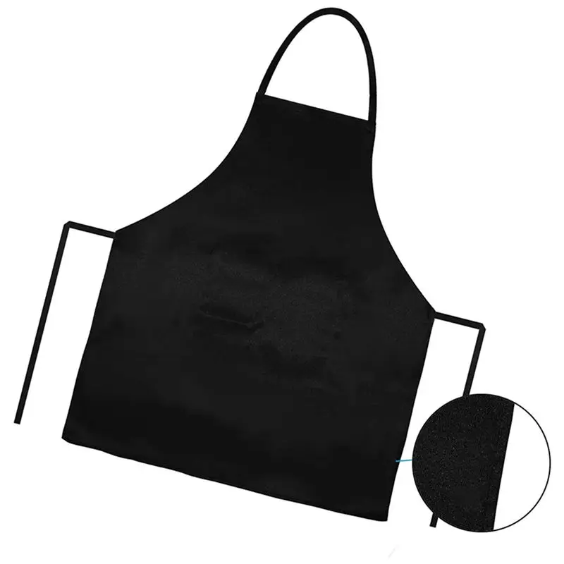 

24 Pack Black Kitchen Apron With 2 Pockets Anti-Dirty Apron Suitable For Barbecue Kitchen Cooking Baking Restaurant-ABUA
